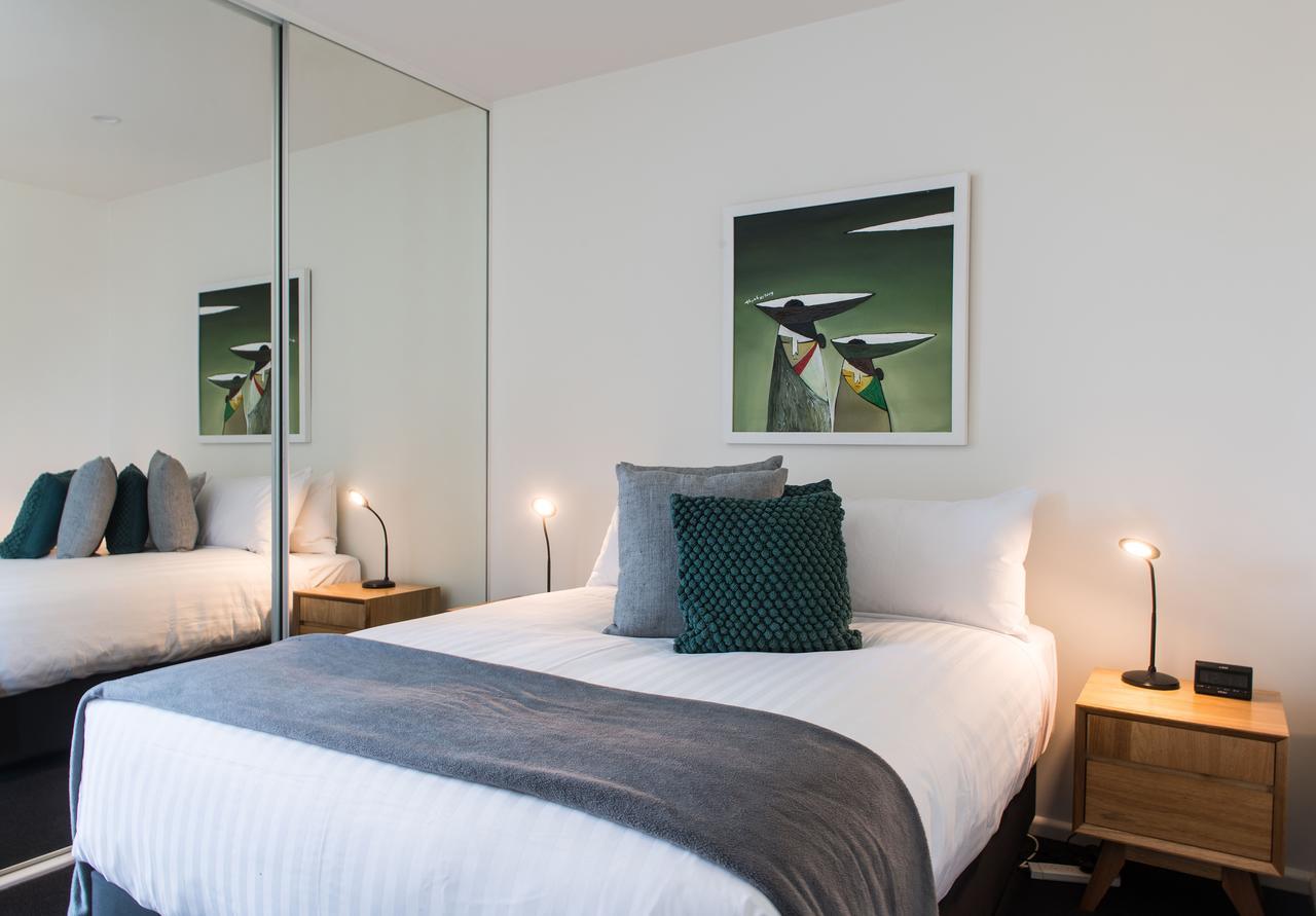 הובארט Sullivans Cove Apartments מראה חיצוני תמונה A bedroom at the hotel